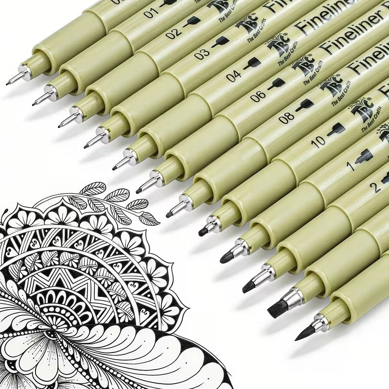 12-Piece Technical Pen Set