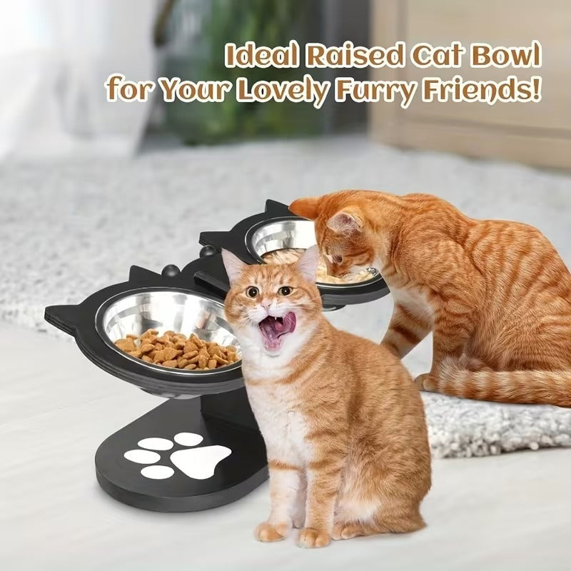 15° Tilted Pet Bowl Stand