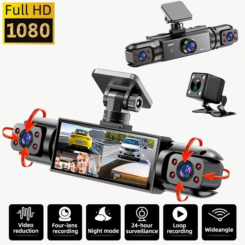 360° Dash Cam Coverage