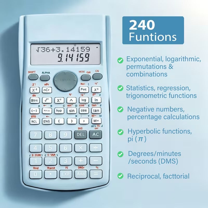 240-Function Scientific Calculator