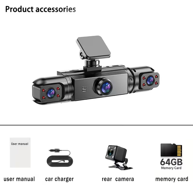 360° Dash Cam Coverage