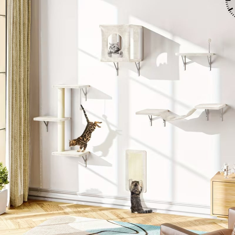 5-Piece Cat Wall Playground