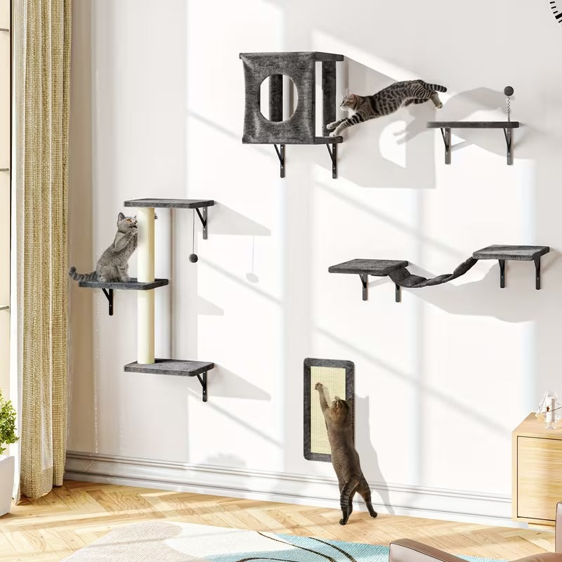 5-Piece Cat Wall Playground