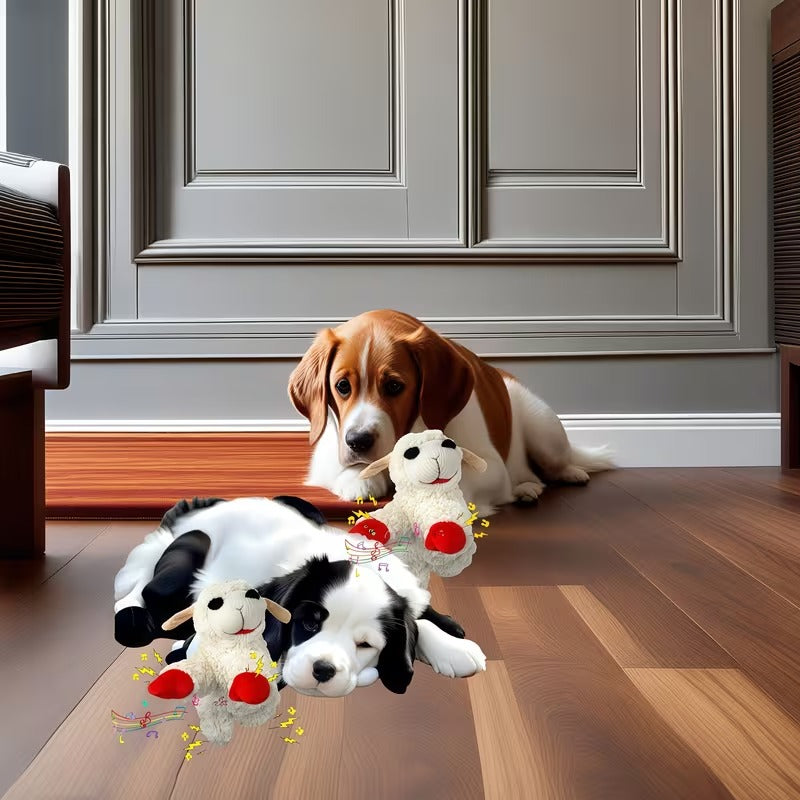 5-Squeaker Comfort Lamb Toy