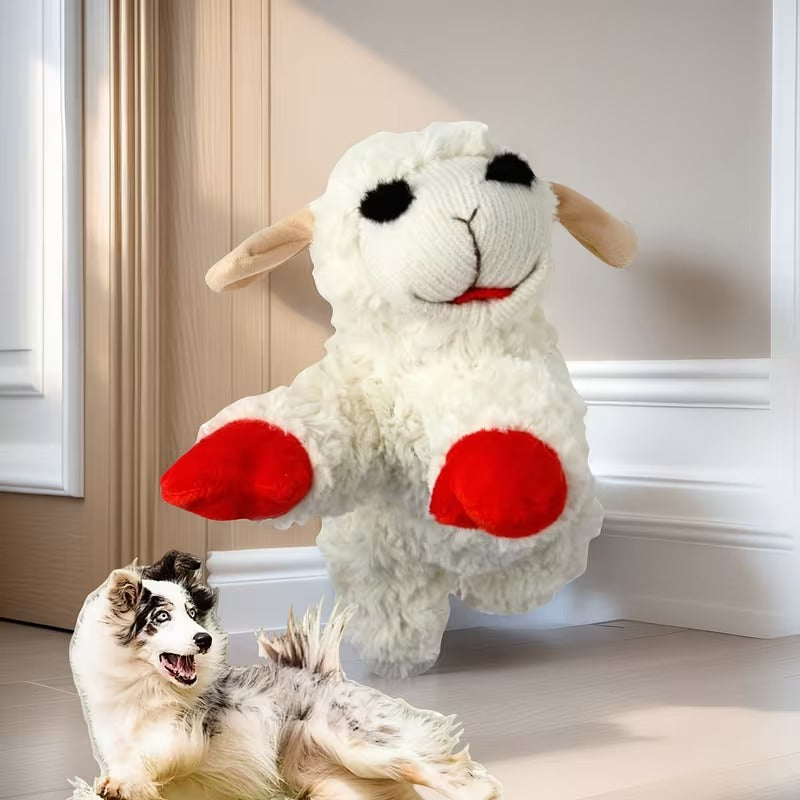 5-Squeaker Comfort Lamb Toy