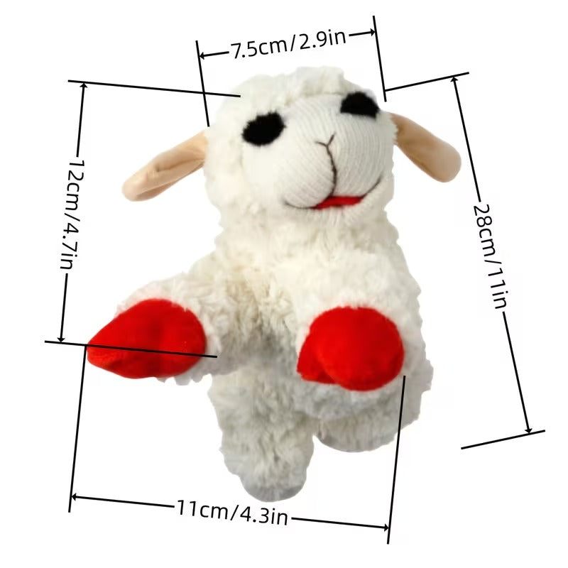 5-Squeaker Comfort Lamb Toy
