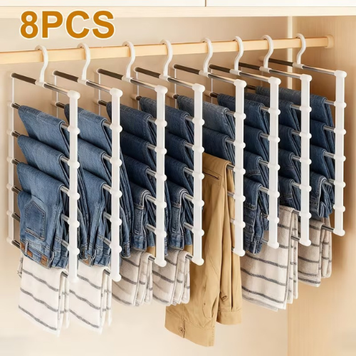 7-Tier Pants Hanger Set