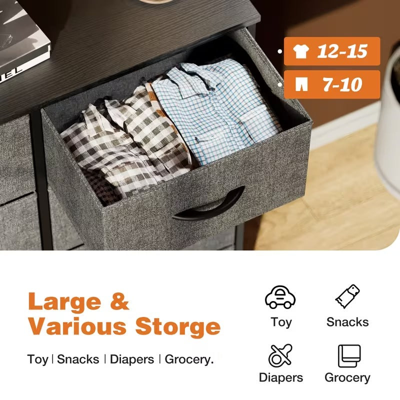 8-Drawer Storage Dresser