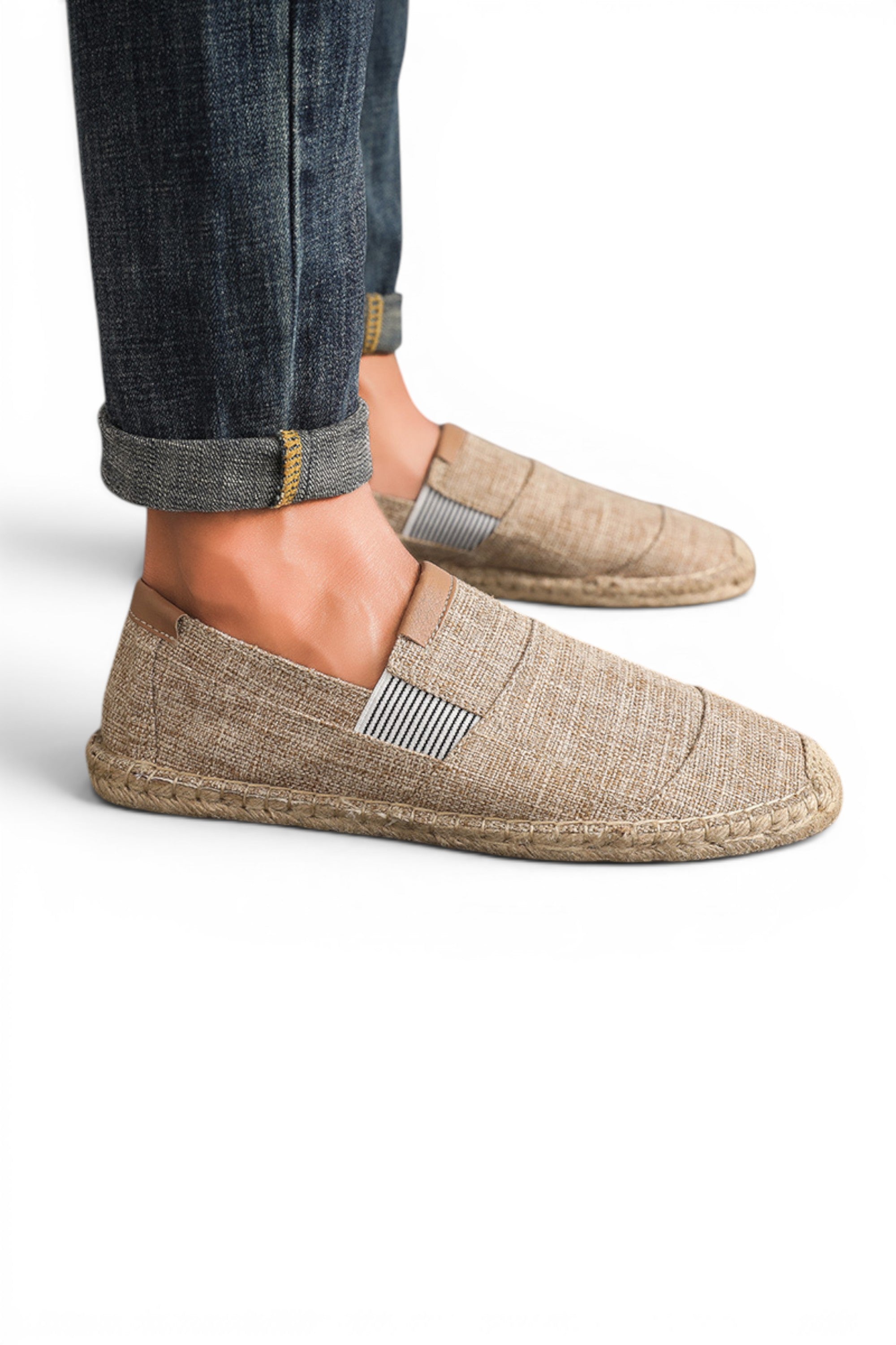 Rumef | Men's Breathable Cotton Espadrilles for Summer Comfort