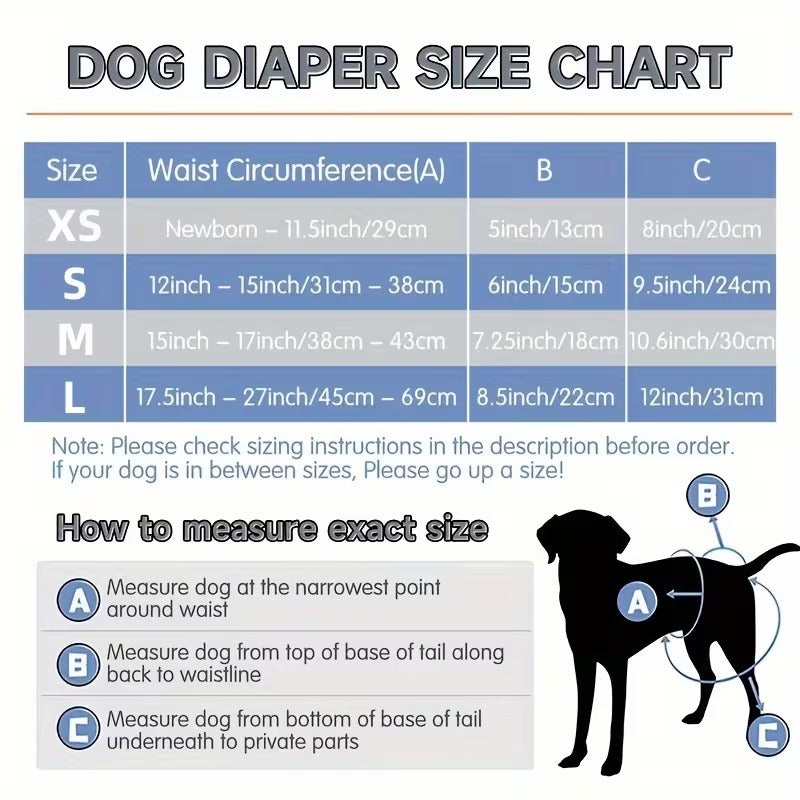 Absorbent Female Dog Diapers