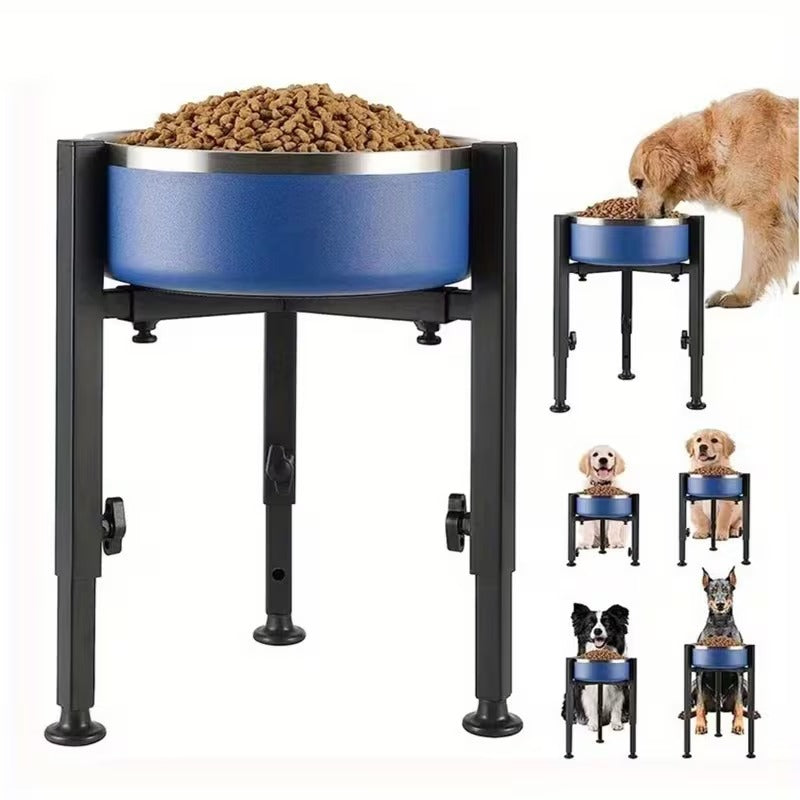 Adjustable Elevated Dog Bowl Stand