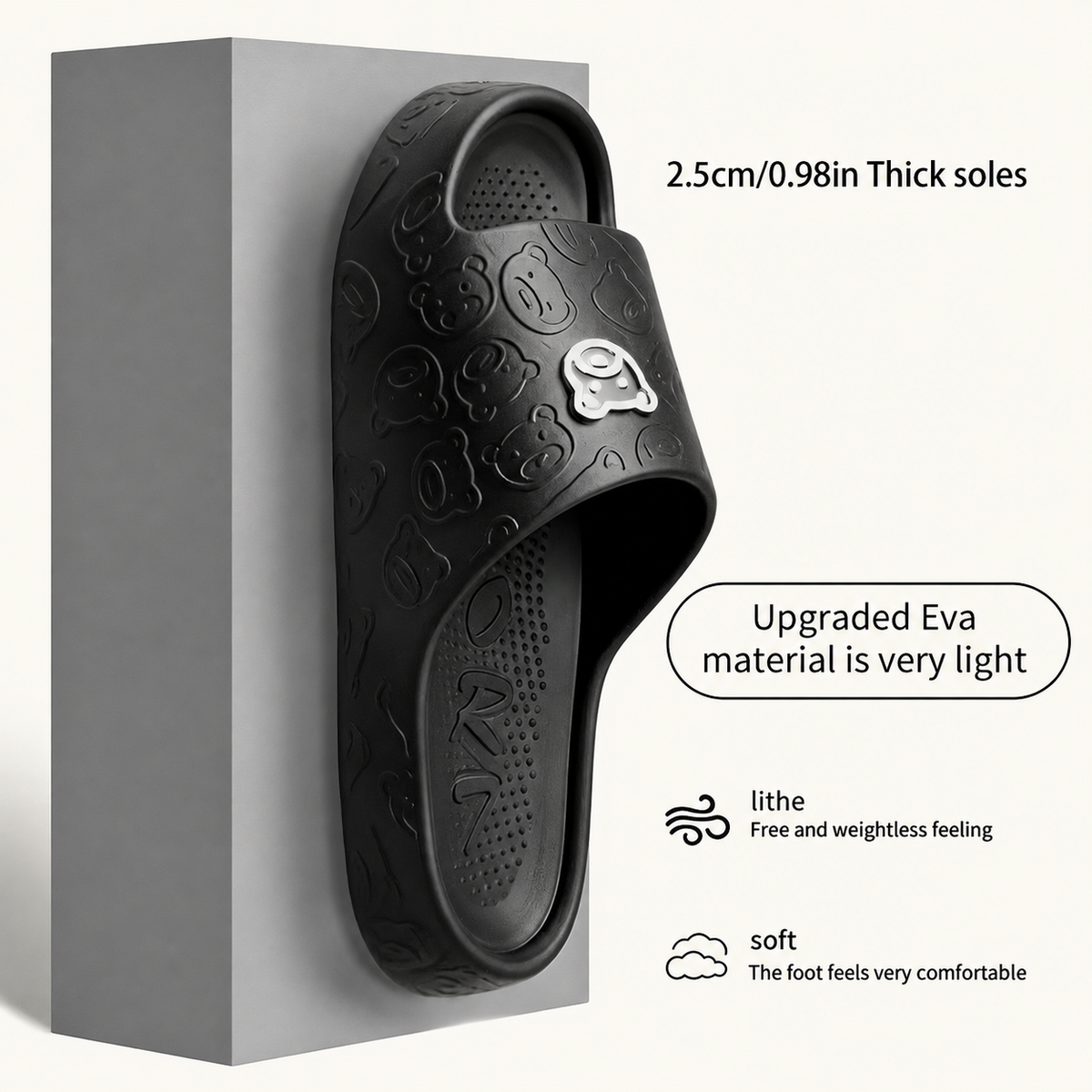 Adorable Bear Comfort Slides
