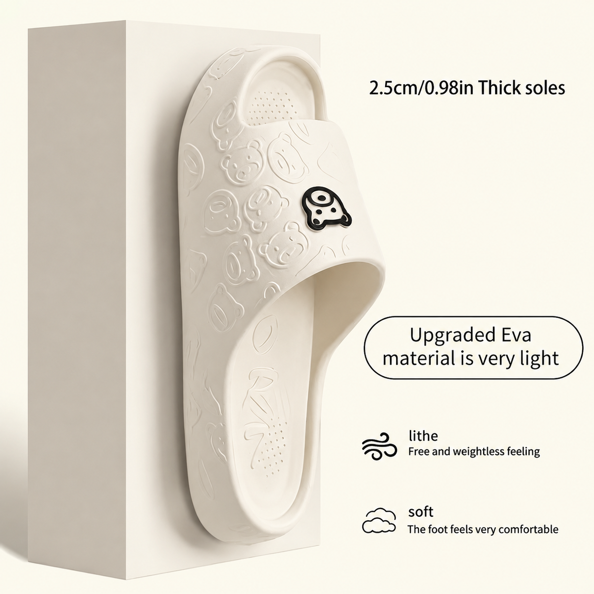 Adorable Bear Comfort Slides