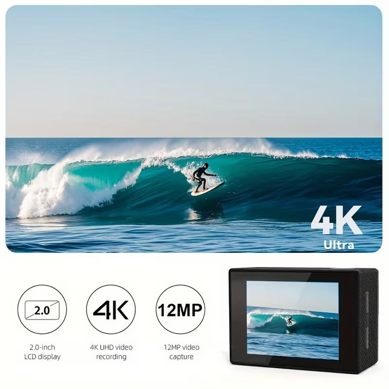 Advanced 1080P Action Camera Kit