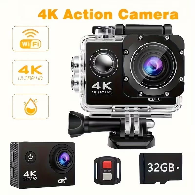 Advanced 1080P Action Camera Kit