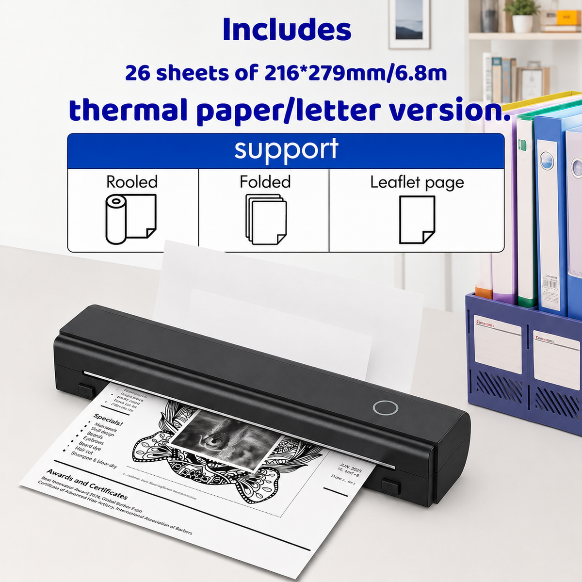Advanced Inkless Mobile Printer