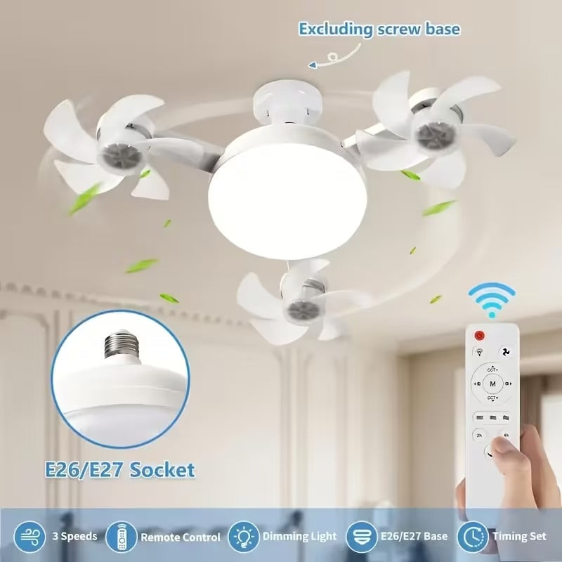 Advanced Screw-In Ceiling Fan Light