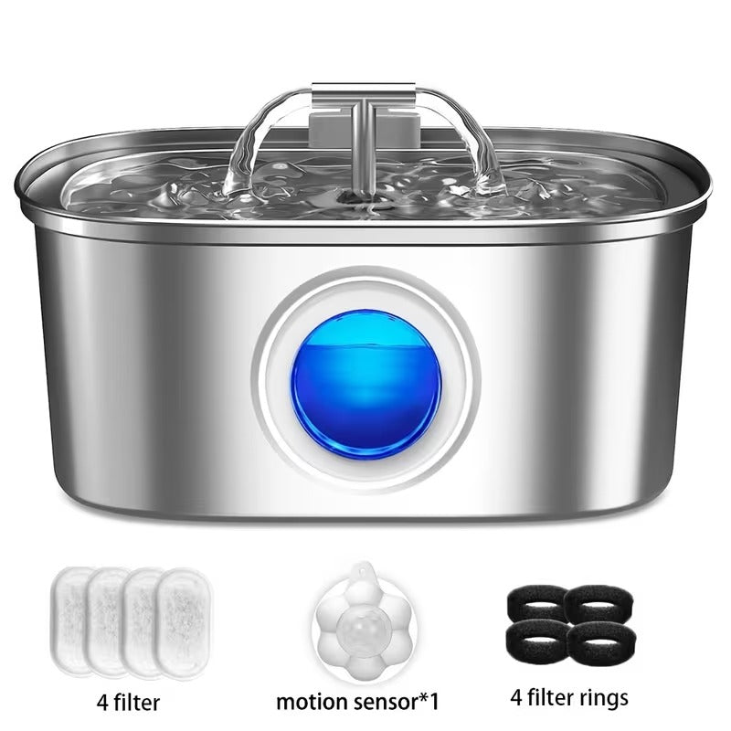 Advanced Stainless Steel Pet Fountain