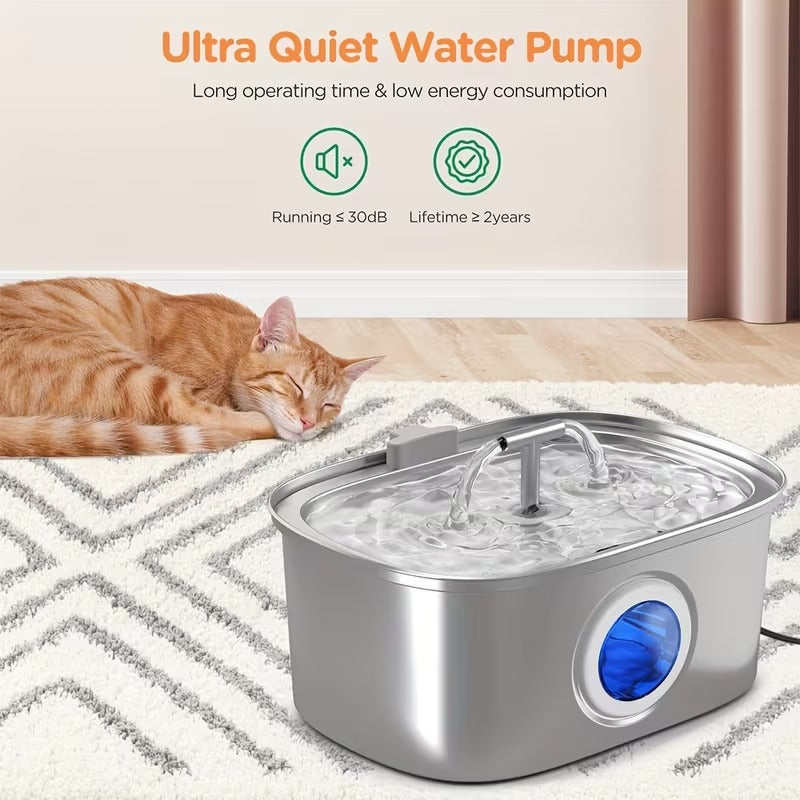 Advanced Stainless Steel Pet Fountain