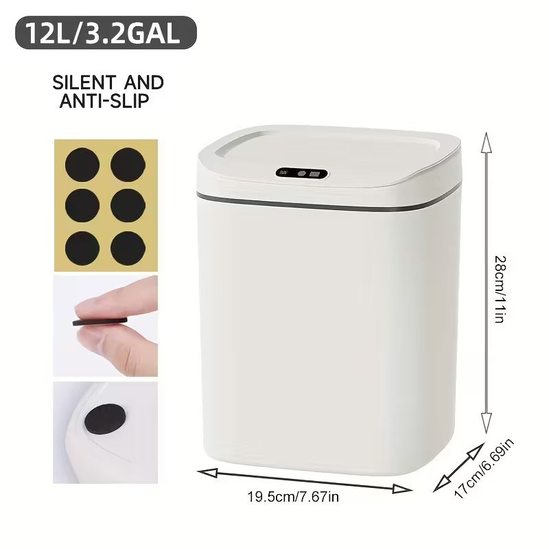 Advanced Touchless Odor-Sealing Trash Can