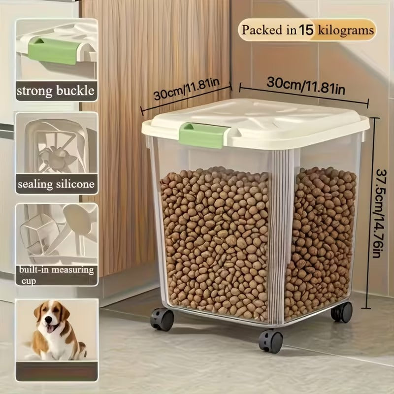 Airtight Pet Food Storage Bin