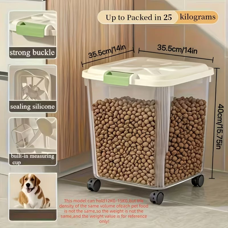 Airtight Pet Food Storage Bin