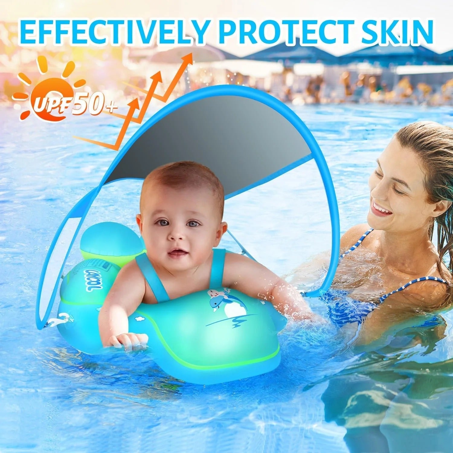 Baby Swim Float with Canopy