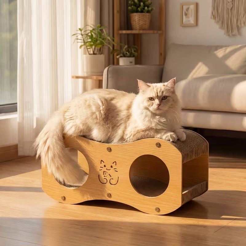 Cat Scratch House & Lounger