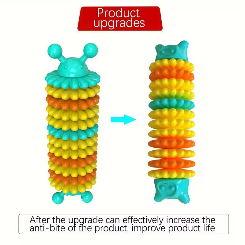 Caterpillar Dog Chew Toy
