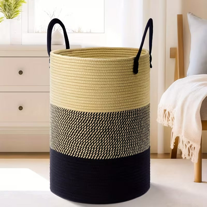 Cotton Rope Laundry Hamper