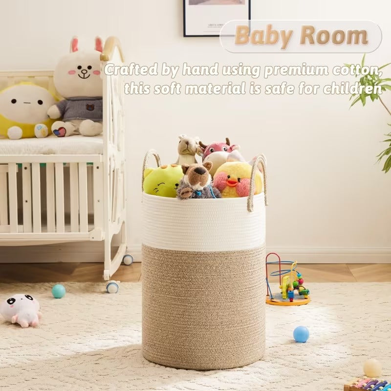 Cotton Rope Laundry Hamper