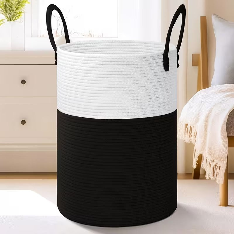 Cotton Rope Laundry Hamper