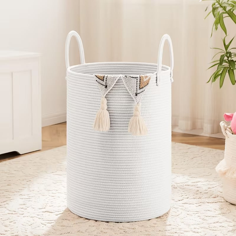 Cotton Rope Laundry Hamper