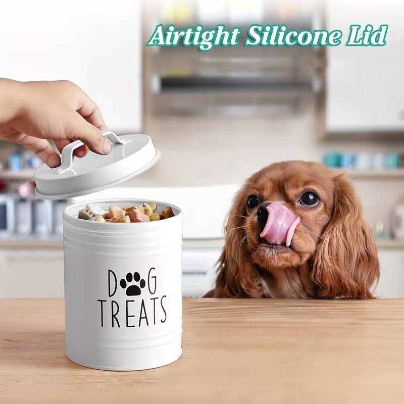 Country-Style Dog Treat Tin