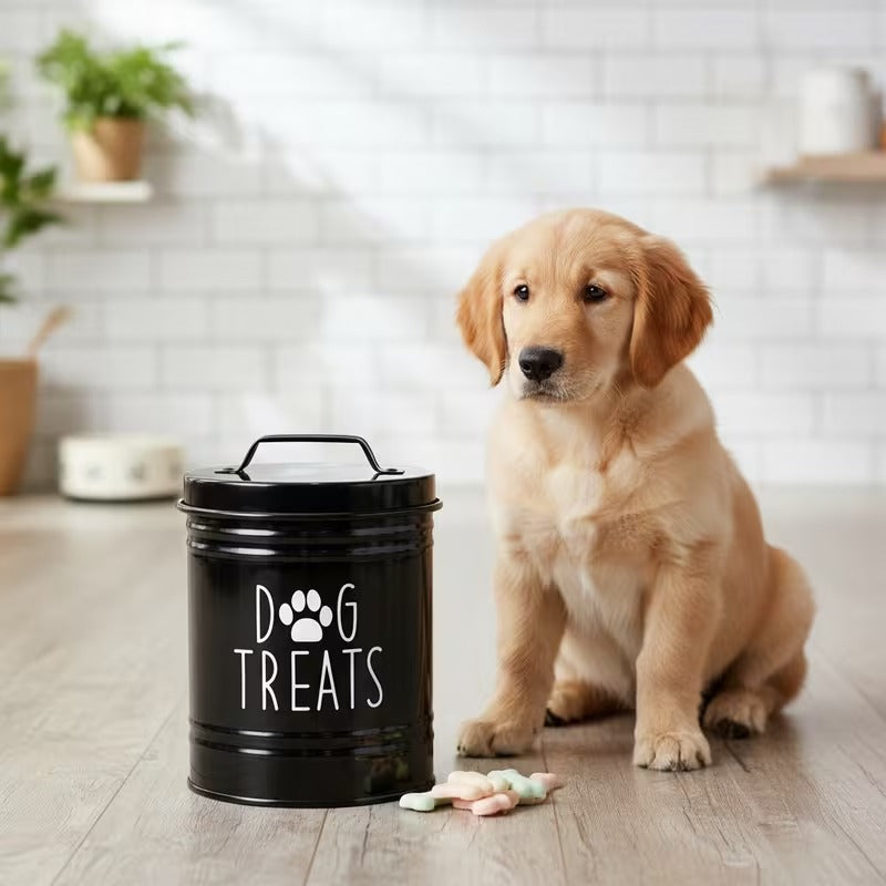 Country-Style Dog Treat Tin