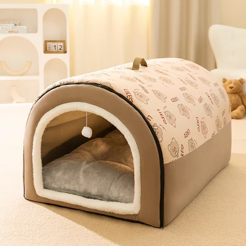 Cozy Pet Cave Bed