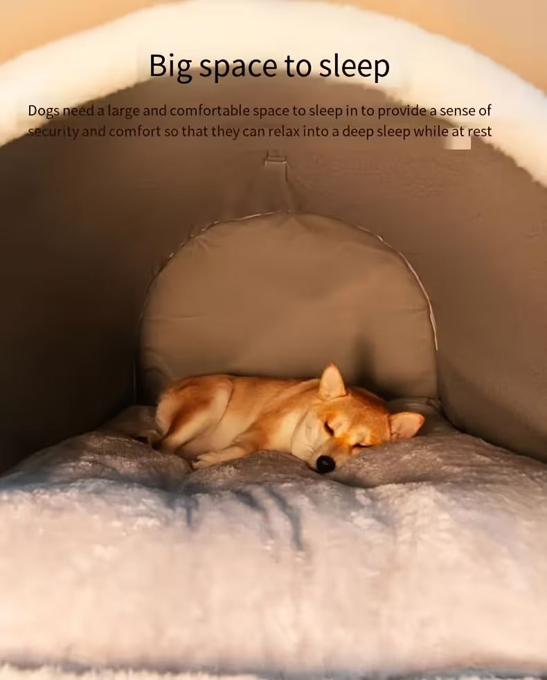 Cozy Pet Cave Bed