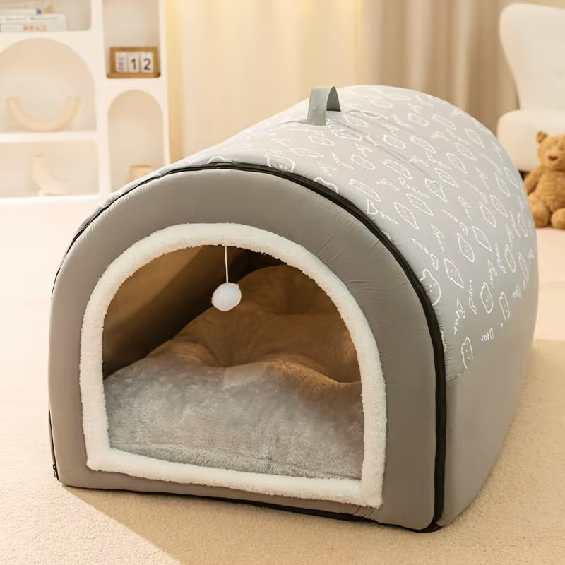 Cozy Pet Cave Bed