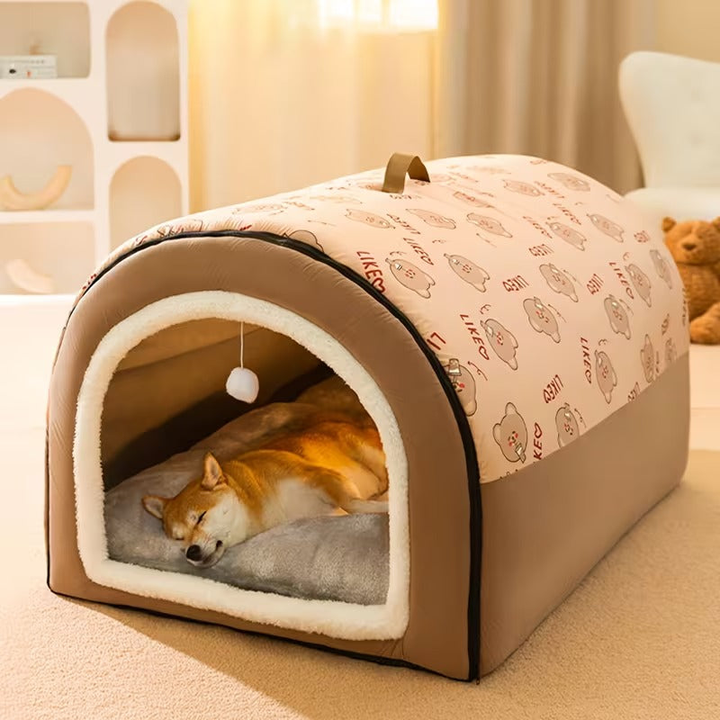 Cozy Pet Cave Bed