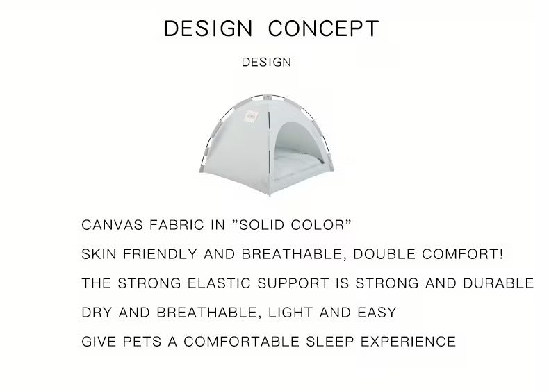 Cozy Pet Tent Bed