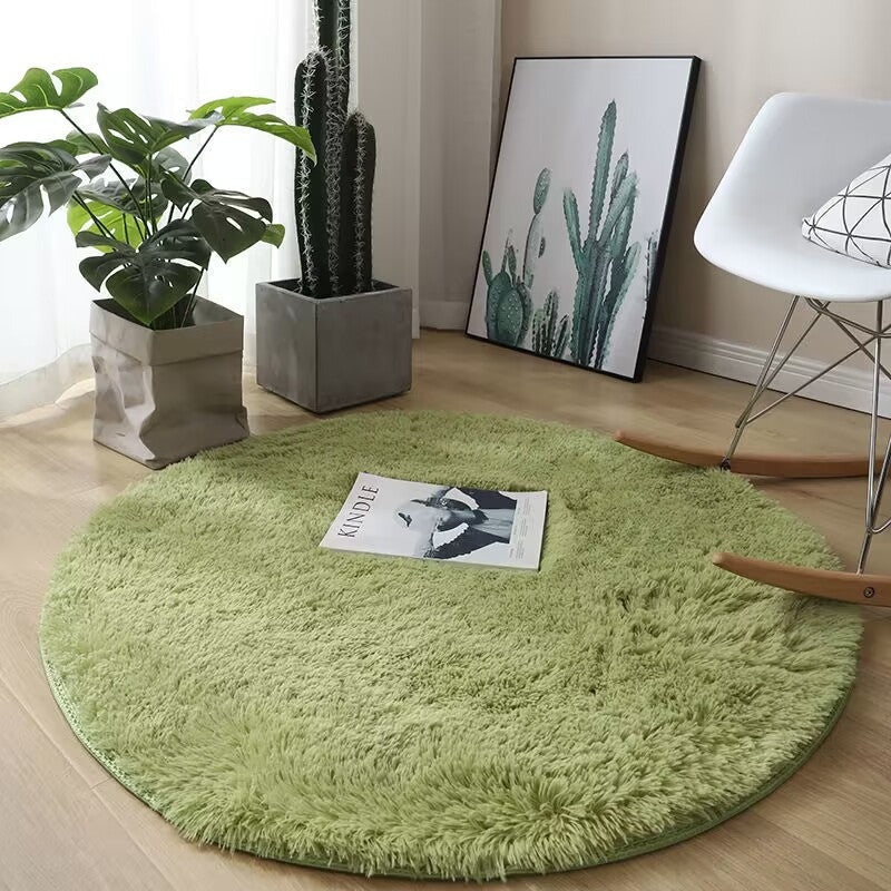 Cozy Round Plush Rug