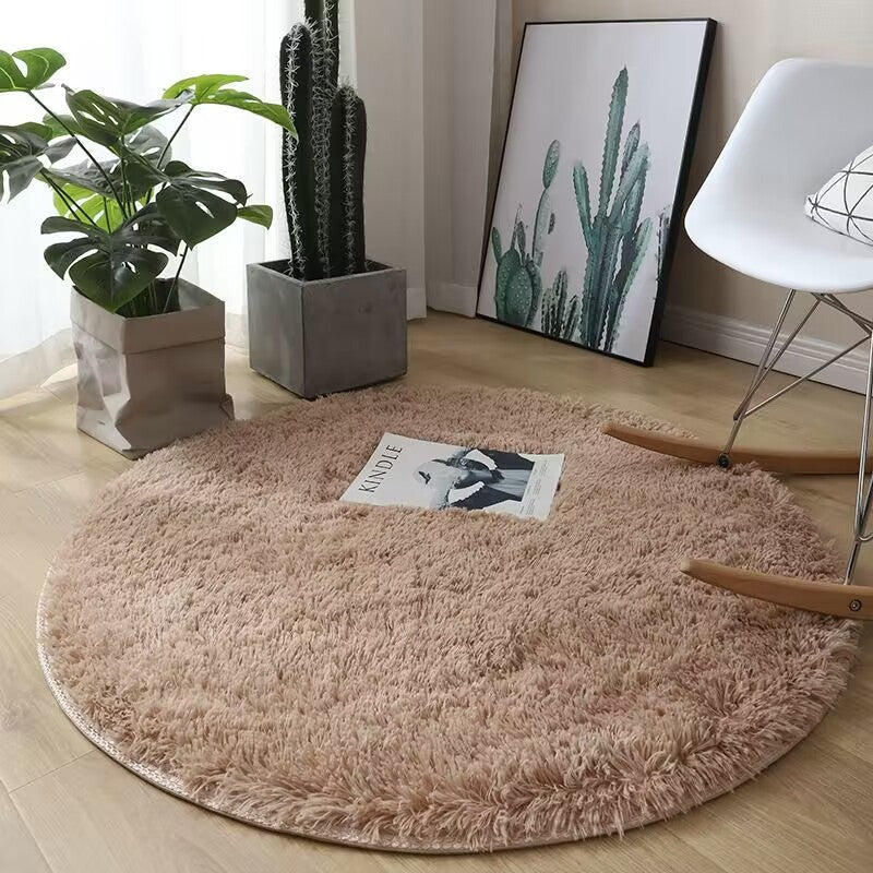 Cozy Round Plush Rug