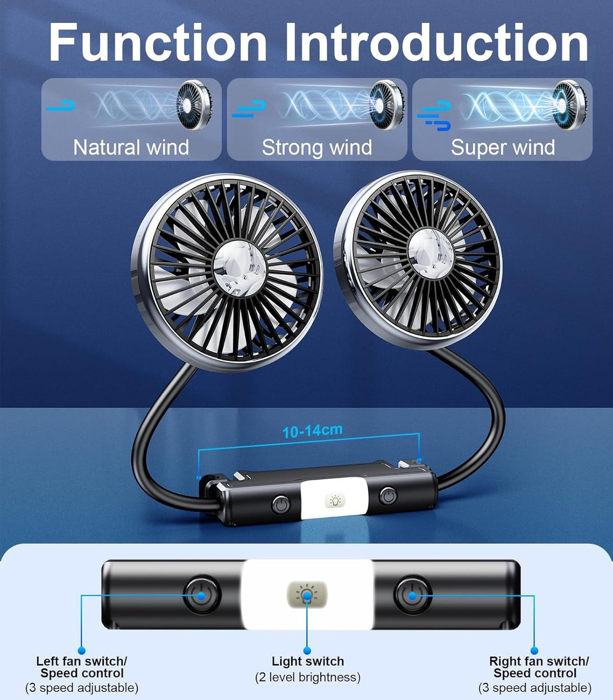 Dual Clip-On Fan
