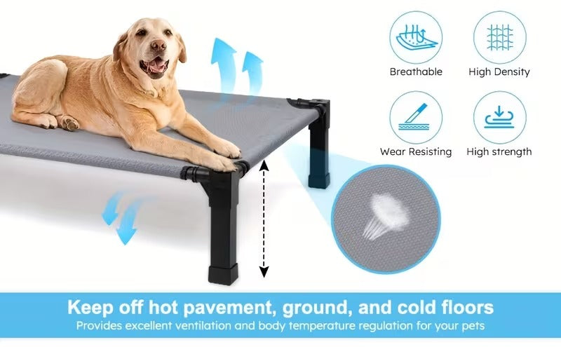 Elevated Mesh Dog Bed