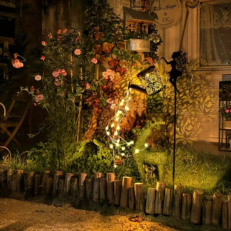 Enchanting Solar Watering Can Lights