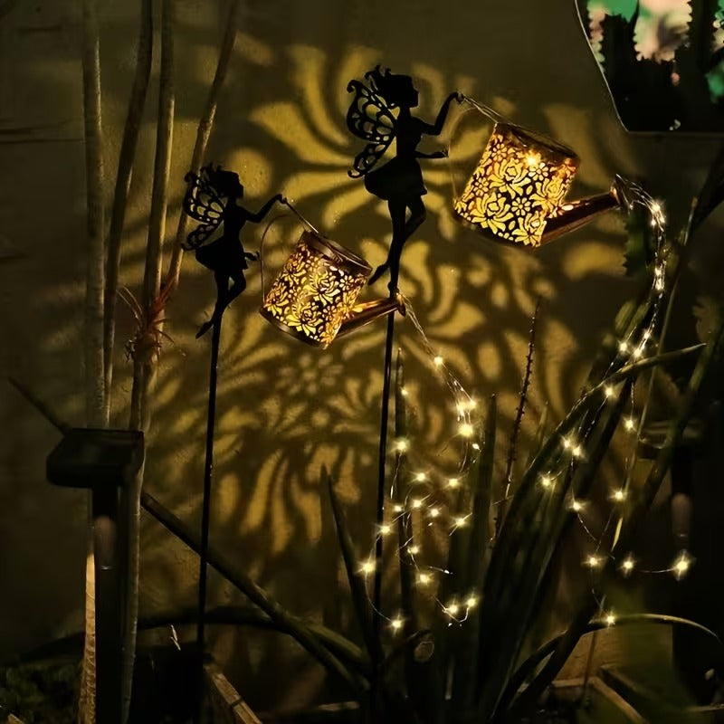 Enchanting Solar Watering Can Lights