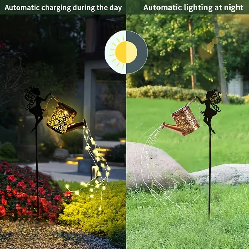 Enchanting Solar Watering Can Lights