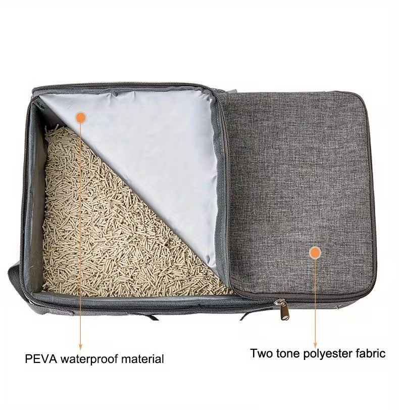 Foldable Travel Litter Box