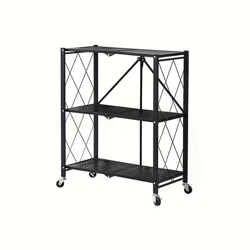 Folding Rolling Storage Shelf