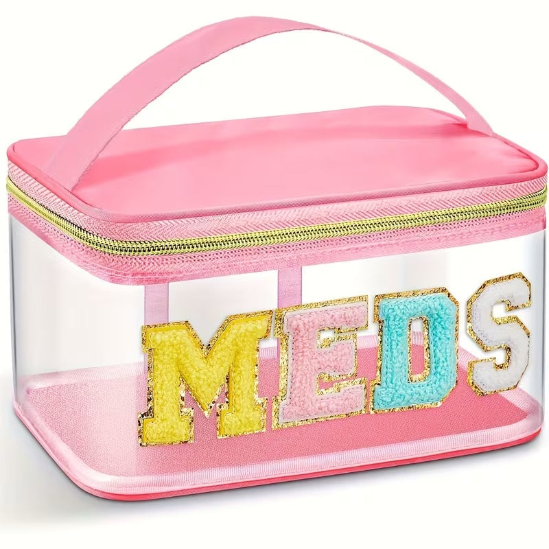 Glitter MEDS Travel Organizer